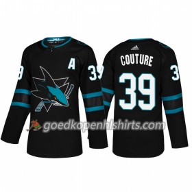 San Jose Sharks Logan Couture 39 Adidas 2018-2019 Alternate Authentic Shirt - Mannen